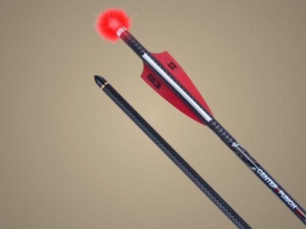 Lighted CenterPunch HPX Premium Carbon Arrows – Alpha-Blaze HPX Lighted Nocks, .001″ Straightness (3-Pack)