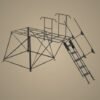 5ft Stair - Elevated Deer Blind Stand 5ft Stairs - Elevated Deer Blind Stand