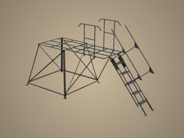5ft Stair - Elevated Deer Blind Stand 5ft Stairs - Elevated Deer Blind Stand